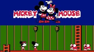 Mickey Mouse: Fushigi no Kuni no Daibōken (Famicom, 1987) – Full Game Session 🐭🎀🗝️