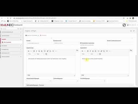 Anleitungsvideo   04 Angebote   Angebotserstellung