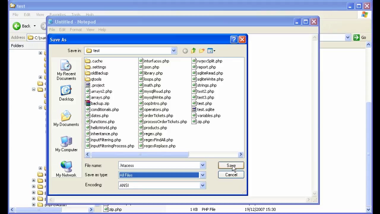 PHP: Protecting SQLite Databases