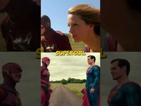 Flash Vs Superman and Flash vs Supergirl…😬💨#shorts #dc