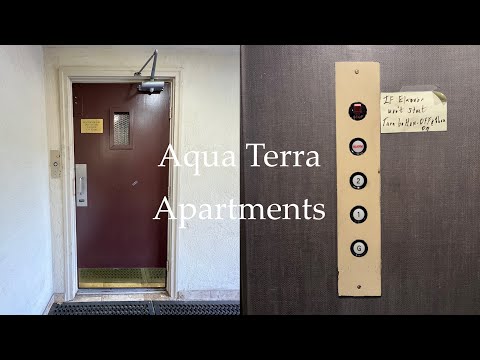 Funny-Sounding Atlas Hydraulic Swing Door Elevator - Aqua Terra Apartments - Greenbrae, CA