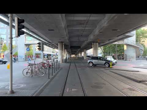 Zürich VBZ Tramlinie 4 | Limmatplatz - Bahnhof Altstetten Nord