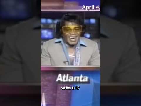 1988: James Brown's strangest interview ever #shorts