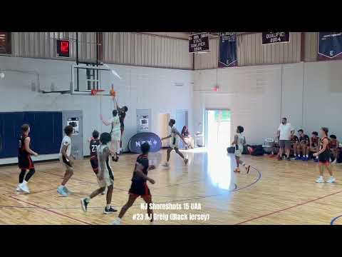 AJ Greig playing with NJ Shoreshots 15UAA Under Armour Next  Session 3 Highlights (vs DC Premier)