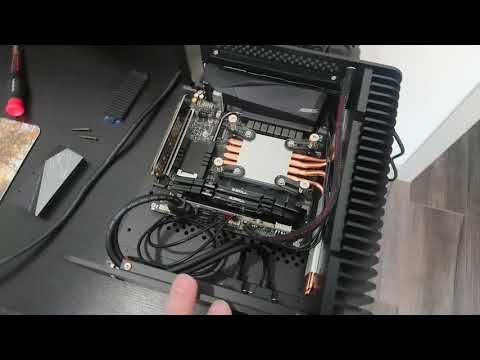 Fanless PC case Streacom FC8 alpha, тепловой тест под нагрузкой