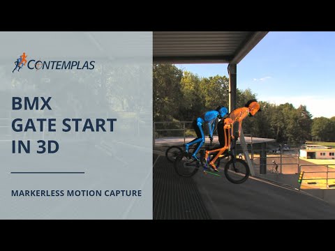 3D markerless tracking: BMX Start // CONTEMPLAS MULTI CAMERA SYSTEM®