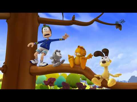 O Show do Garfield T01E23. Seja gentil com o Nermal + Em cima da árvore - Episódio Completo.
