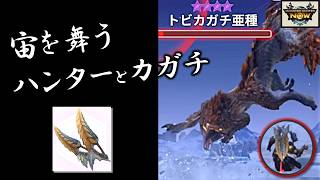【モンハンNow実況】トビカガチ亜種を双剣で討伐！動きすぎィ！固有レア6を求めて今日も戦う。[ 破壊王 | ソロ | 星8 | 星9 | 尻尾破壊 ]