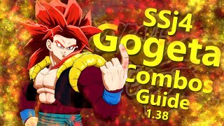 DBFZ - SSj4 Gogeta Optimal Combo Guide [1.38] (Works in 1.41)