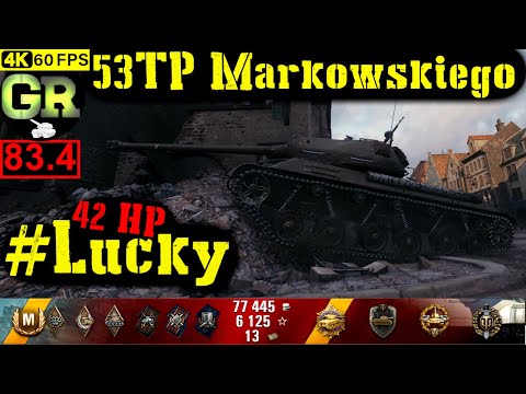 83_World of Tanks 53TP Markowskiego WoT Replay - 10 Kills 5.4K DMG(Patch 1.5.0)