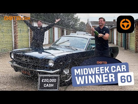 BOTB Midweek Car Competition Winner! Kaspar Aavik – Ford Mustang 1960s Classic + £20k – Week 26 2021