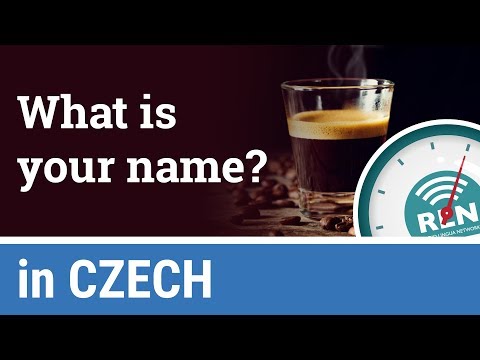 How to say "my name is..." and ask "what is your name?" in Czech - One Minute Czech Lesson 6