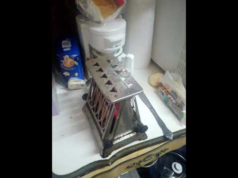 Vintage toaster and Vegemite