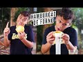 MASSA DE 1 INGREDIENTE MEU FILHO FEZ O HAMBURGÃO FÁCIL