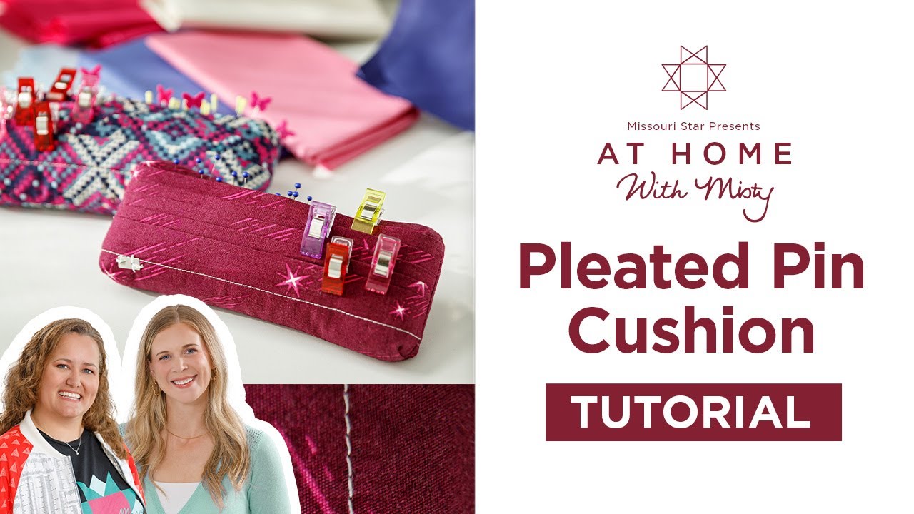 Learn How To Make A Pincushion With Misty Doan & Carolina Moore | Pleated Pincushion Tutorial