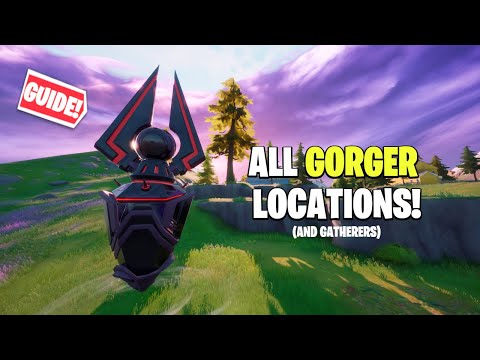 WHERE TO FIND GATHERERS AND GORGERS - ALL LOCATIONS (FORTNITE GATHERER'S REMAINS CHALLENGE)
