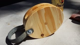 Make A Wooden Pulley - A CNC Project