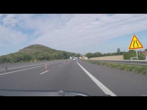 France by Autoroute - A75/A71 Clermont Ferrand northbound