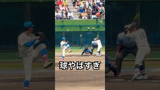 花咲徳栄エース黒川くんの豪速球がえぐい #shorts #高校野球