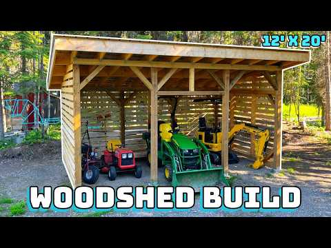 BUILDING A WOODSHED [FULL BUILD]