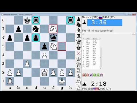 Blitz Chess #58: IM Bartholomew vs. GM Korotylev (Ruy Lopez - Exchange Variation)