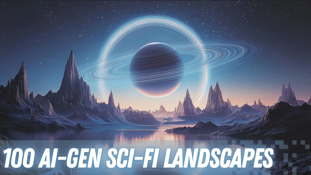 100 Breathtaking AI Sci-Fi Landscapes | Immersive Journey Through Future Worlds (Midjourney+Hailuo)