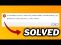 FIXED Package Failed Updates Dependency Or Conflict Validation Error