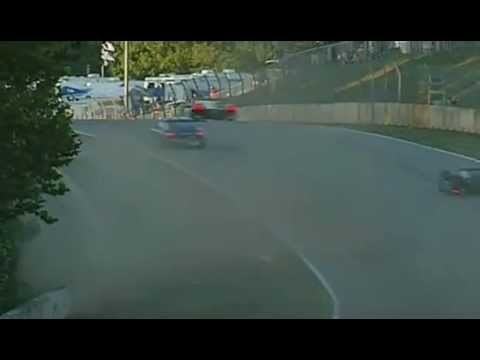ALMS Road Atlanta 2011 Dumas Unfall