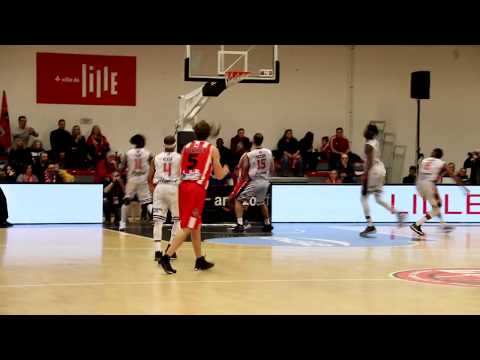 Alley oop ! Pierric POUPET pour Chima MONEKE - Lille MBC vs Denain Voltaire - ProB