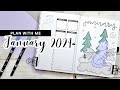 PLAN WITH ME || January 2024 Bullet Journal Setup