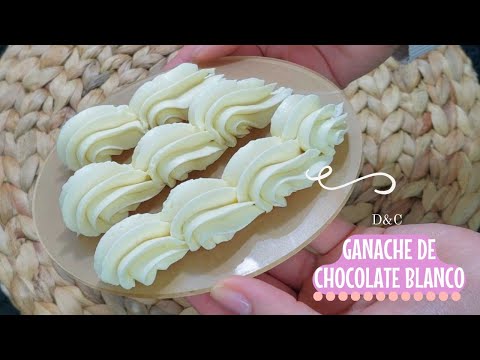 Ganache de chocolate blanco 😋