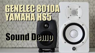 Video thumbnail for Genelec 8010A (Genelec G One) vs Yamaha HS5  ||  Sound Demo w/ Bass Test by DSAUDIO.review
