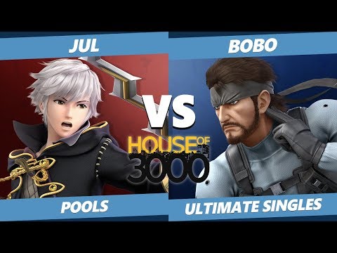 Xeno 200 Pools - Jul (Robin) Vs. Bobo (Snake) Smash Ultimate - SSBU
