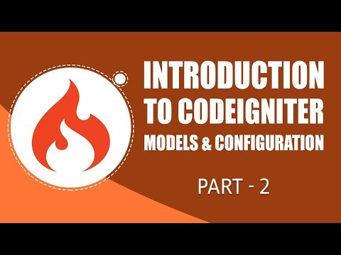 CodeIgniter Framework | Models Configuration | Part 2 | Eduonix