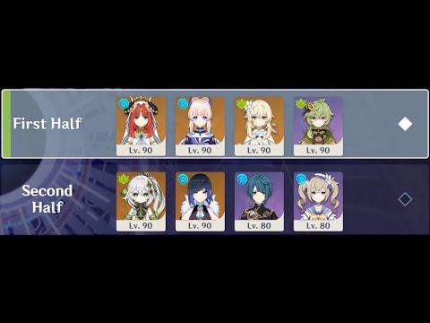 3.2 Spiral Abyss, Double Bloom Team 💦🌱- (Floor 12, 9★)