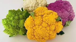 Cavolfiori colorati 3 ricette: pasta al forno,insalata con mandorle,torta salata e scamorza!