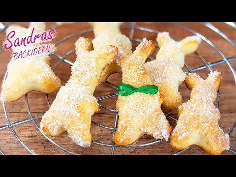 Quarkhasen backen - soft und lecker aus Quark-Öl-Teig | schnelles Rezept ohne Hefe