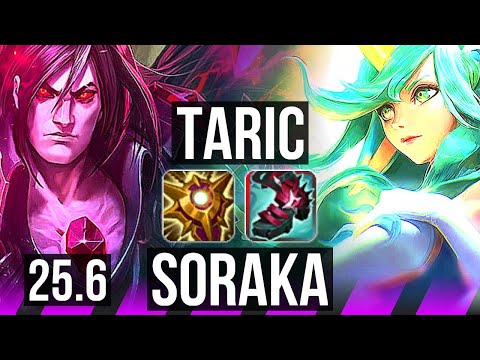 TARIC & Draven vs SORAKA & Lucian (SUP) | 2000+ games, 2/2/10 | KR Master | 25.6