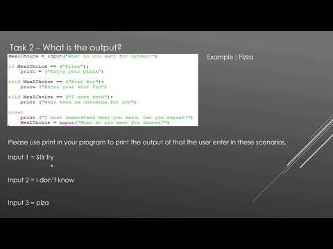 Ks3 Computing Python Conditional Statements Part 2