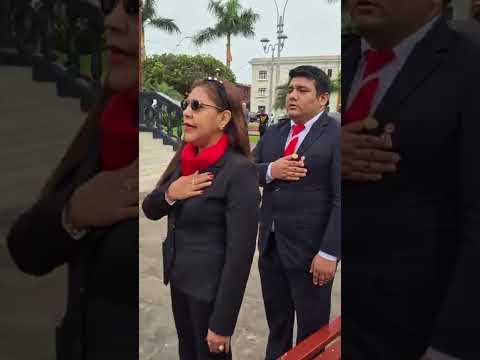 🔴IZAMIENTO DE LA BANDERA NACIONAL🇵🇪