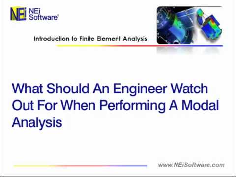 What to Watch for When Performing a Modal Analysis - Intro to FEA