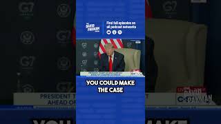Trump suddenly downplays Iran's enriched uranium #shorts 