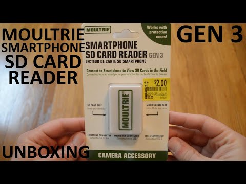 Unboxing Moultrie Smartphone SD Card Reader Gen 3