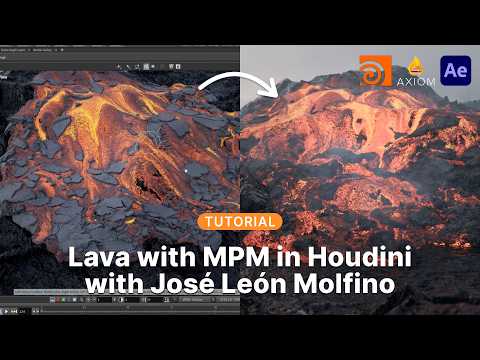 NEW: Lava with MPM in Houdini with José León Molfino // Tutorial
