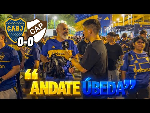 😤 “CHAU UBEDA” | BOCA 0 - 0 PLATENSE | REACCIÓN CON LOS HINCHAS.
