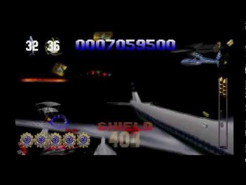 Die Hard Trilogy (PS1) Walkthrough: Die Harder - Plane Intercept