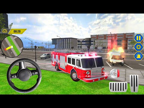 Rescue Fire Truck Simulator 3D – Emergency Firefighter Rescue Game - Android Gameplay