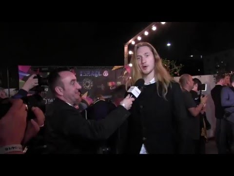 ESCKAZ in Tel Aviv: Meeting IVAN (Belarus) on the red carpet