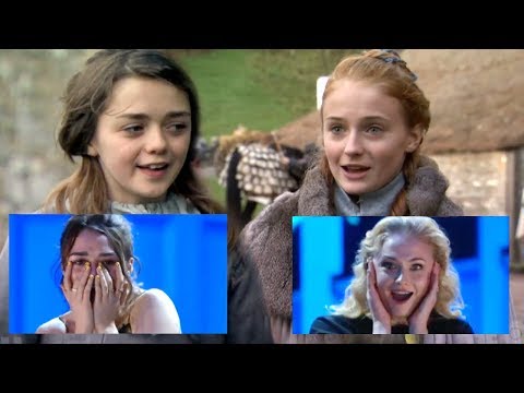 Sophie Turner and Maisie Williams FREAK OUT Watching Clips of Their Younger Selves