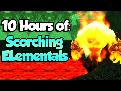 Classic WoW - Loot From 10 Hours of Un'Goro Fire Elementals (Lvl. 50 Gold Farming Spot)